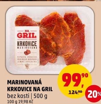 Krkovice bez kosti marinovaná Na gril Penny