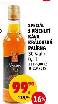 Likér kávový Speciál Královská palírna