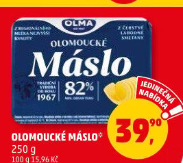 Máslo Olomoucké Olma