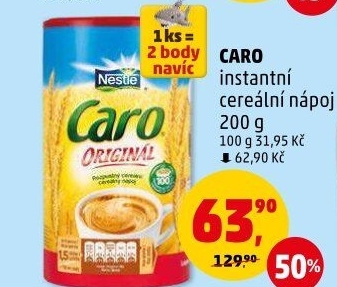 Nápoj instantní obilninový Caro Nestlé