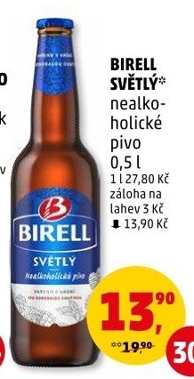Nealkoholické pivo Birell