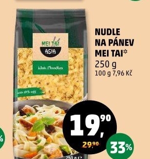 Nudle na pánev Wok Mei Tai Asia