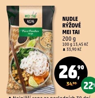 Nudle rýžové Mei Tai Asia