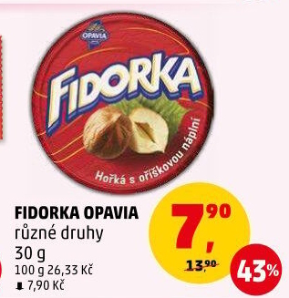 Oplatky Fidorka Opavia