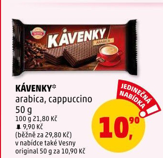 Oplatky Kávenky Sedita