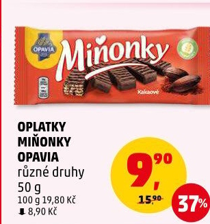Oplatky Miňonky Opavia