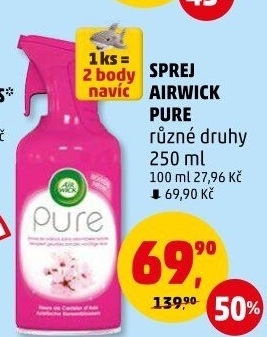 Osvěžovač vzduchu ve spreji Pure Air Wick