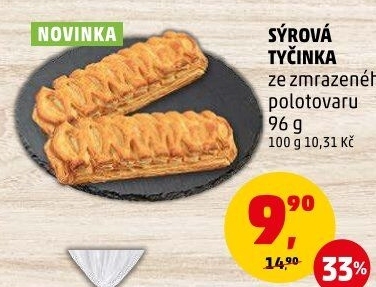 Pečivo tyčinka sýrová