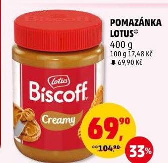 Pomazánka Biscoff Lotus