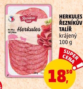 Salám Herkules Řezníkův talíř