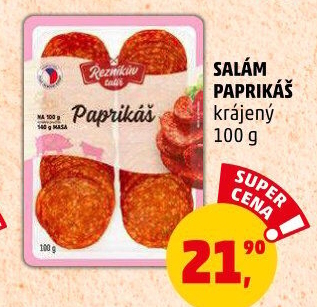 Salám Paprikáš Řezníkův talíř
