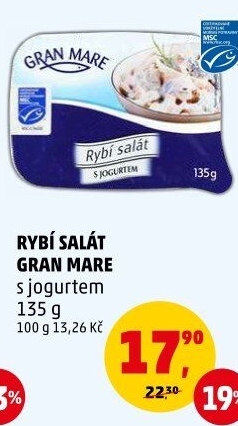 Salát rybí s jogurtem Gran Mare