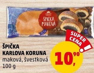 Špička s náplní Karlova Koruna