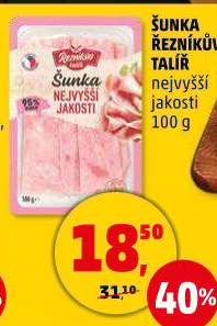 Šunka nejvyšší jakosti Řezníkův talíř