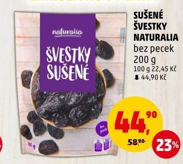 Švestky sušené Naturalia