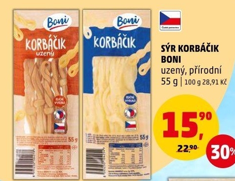 Sýr Korbáčky Boni