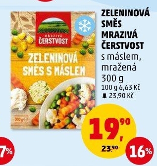 Zeleninová směs s máslem mražená Mrazivá Čerstvost