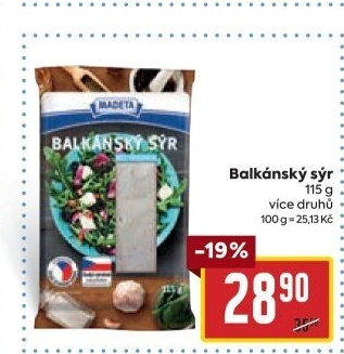 Balkánský sýr Madeta