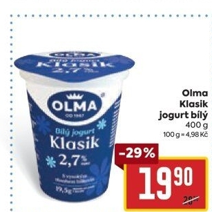 Bílý jogurt Klasik Olma