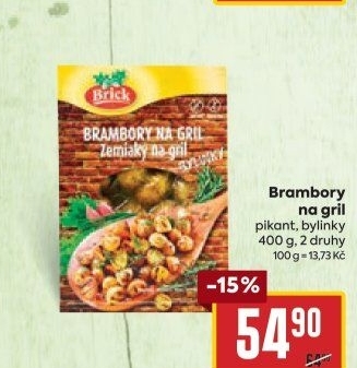 Brambory na gril Brick