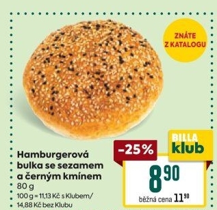Bulka na hamburger