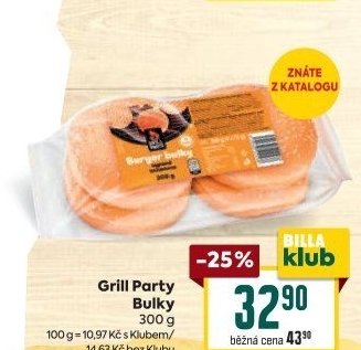 Bulky na hamburger Grill Party