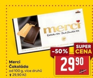 Čokoláda Merci