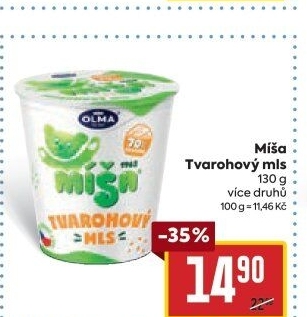 Dezert Tvarohový mls Míša Olma