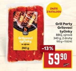 Grilovací tyčinky barbecue Grill Party