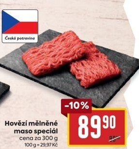 Hovězí mleté maso speciál