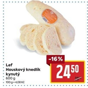 Knedlík houskový kynutý Lef