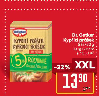 Kypřicí prášek Dr. Oetker