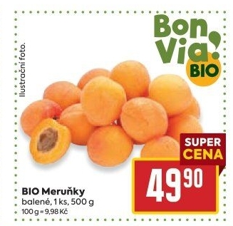 Meruňky Bio Billa Bonvia