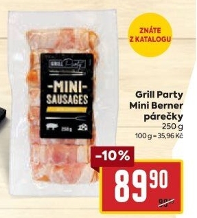 Párečky Miniberner Grill Party