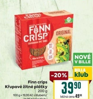 Plátky křehké Finn Crisp