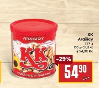 Pražené arašídy KK