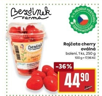 Rajčata cherry Farma Bezdínek