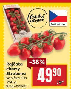 Rajčata cherry keříková Čerstvě utrženo