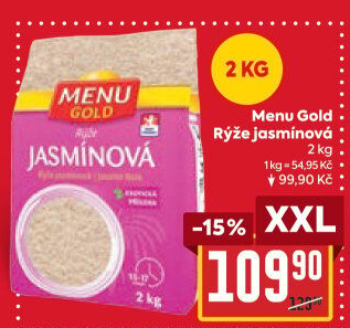 Rýže jasmínová Menu Gold