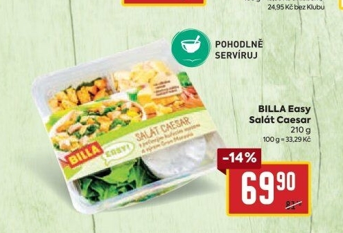 Salát Caesar Easy Billa