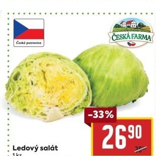Salát ledový Česká farma