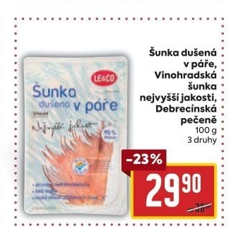 Šunka dušená LE&amp