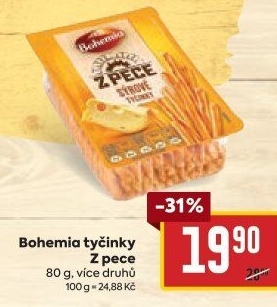 Tyčinky Z pece Bohemia Chips