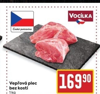 Vepřová plec bez kosti Vocílka