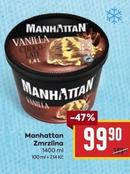 Zmrzlina v kelímku Manhattan Nestlé