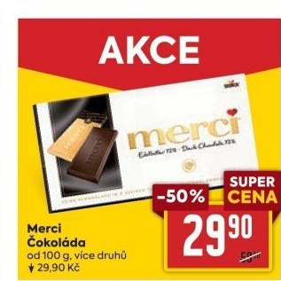 Čokoláda Merci
