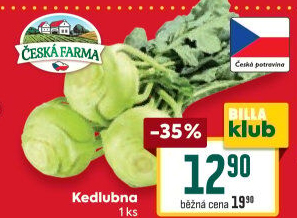 Kedlubna Česká farma