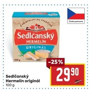 Sýr Hermelín Sedlčanský