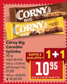 Tyčinka cereální BIG Corny