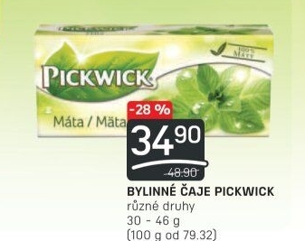 Čaj bylinný Pickwick